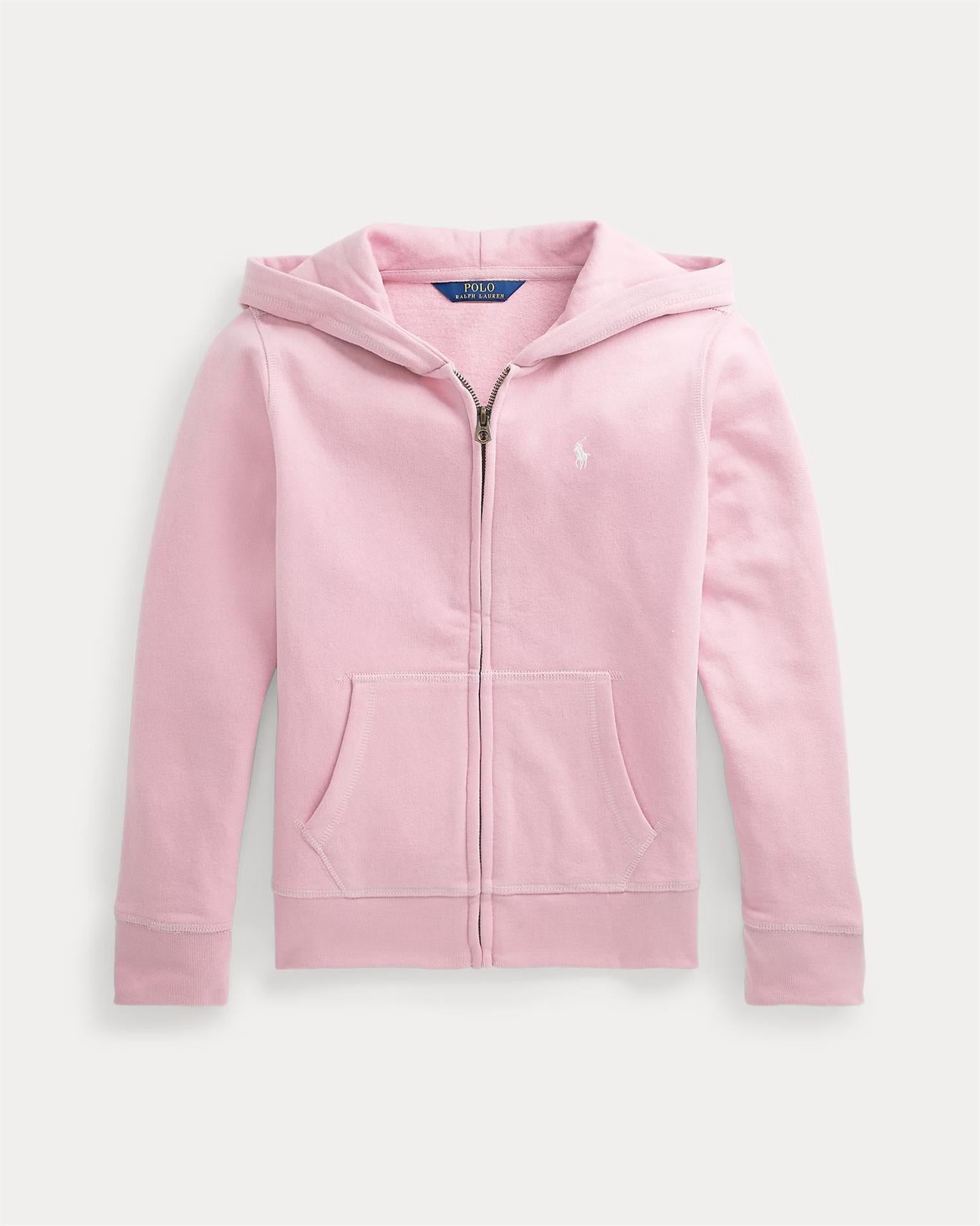 Fleece Full-Zip Hoodie Hint Of Pink