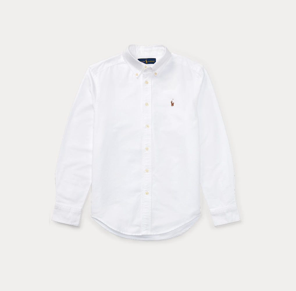 Skjorte Langermet White