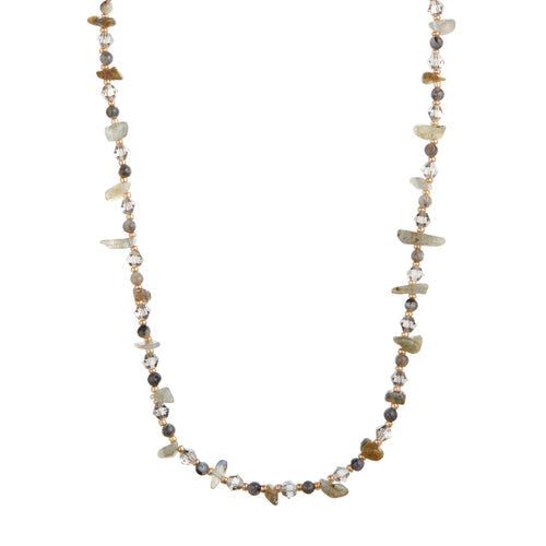 Labradorite Chip Bead Necklace