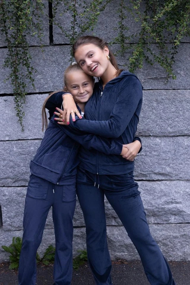 Hermine Velour Pant Deep Navy