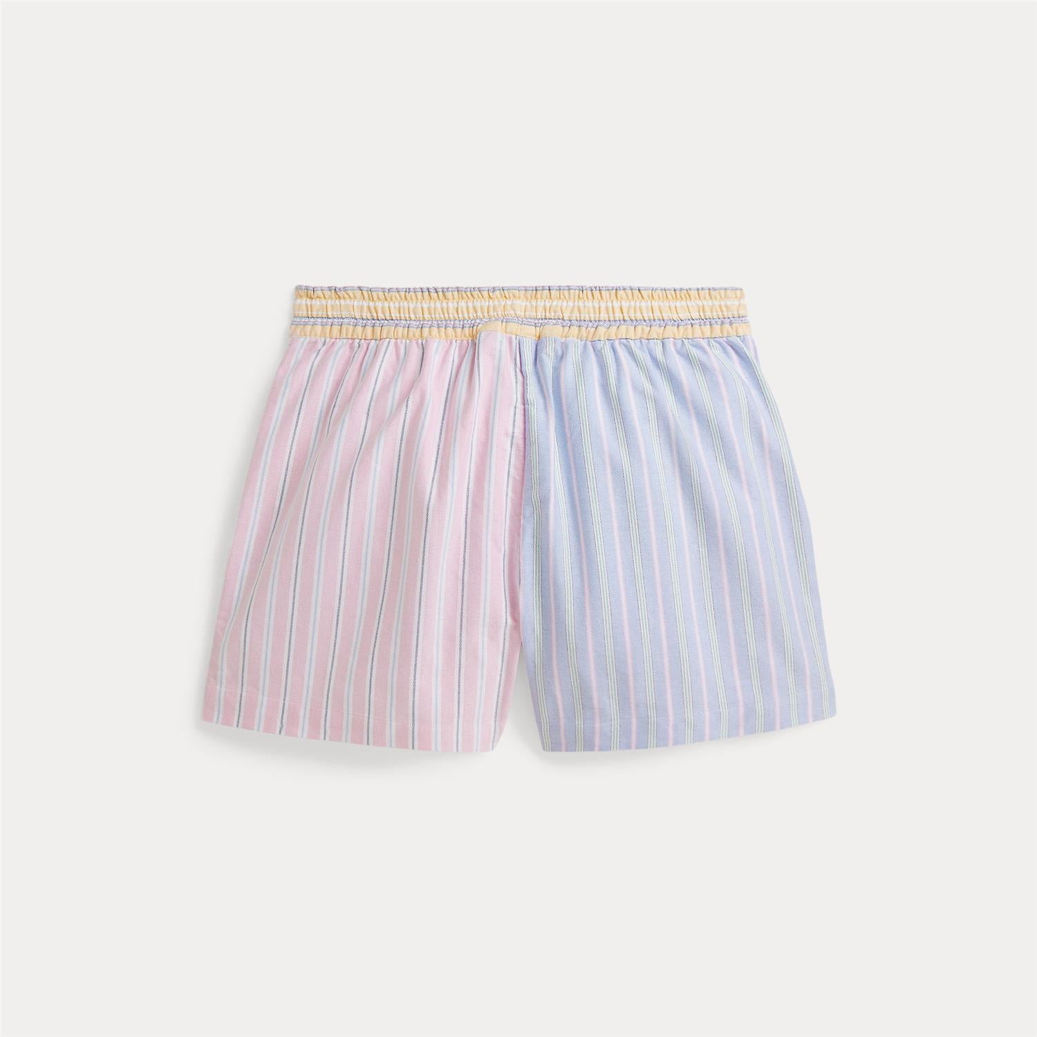 Classic Oxford Flat Front Short Multi Stripe