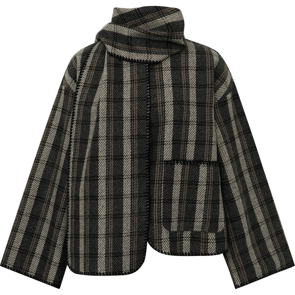 Checki Jacket Grey/Black
