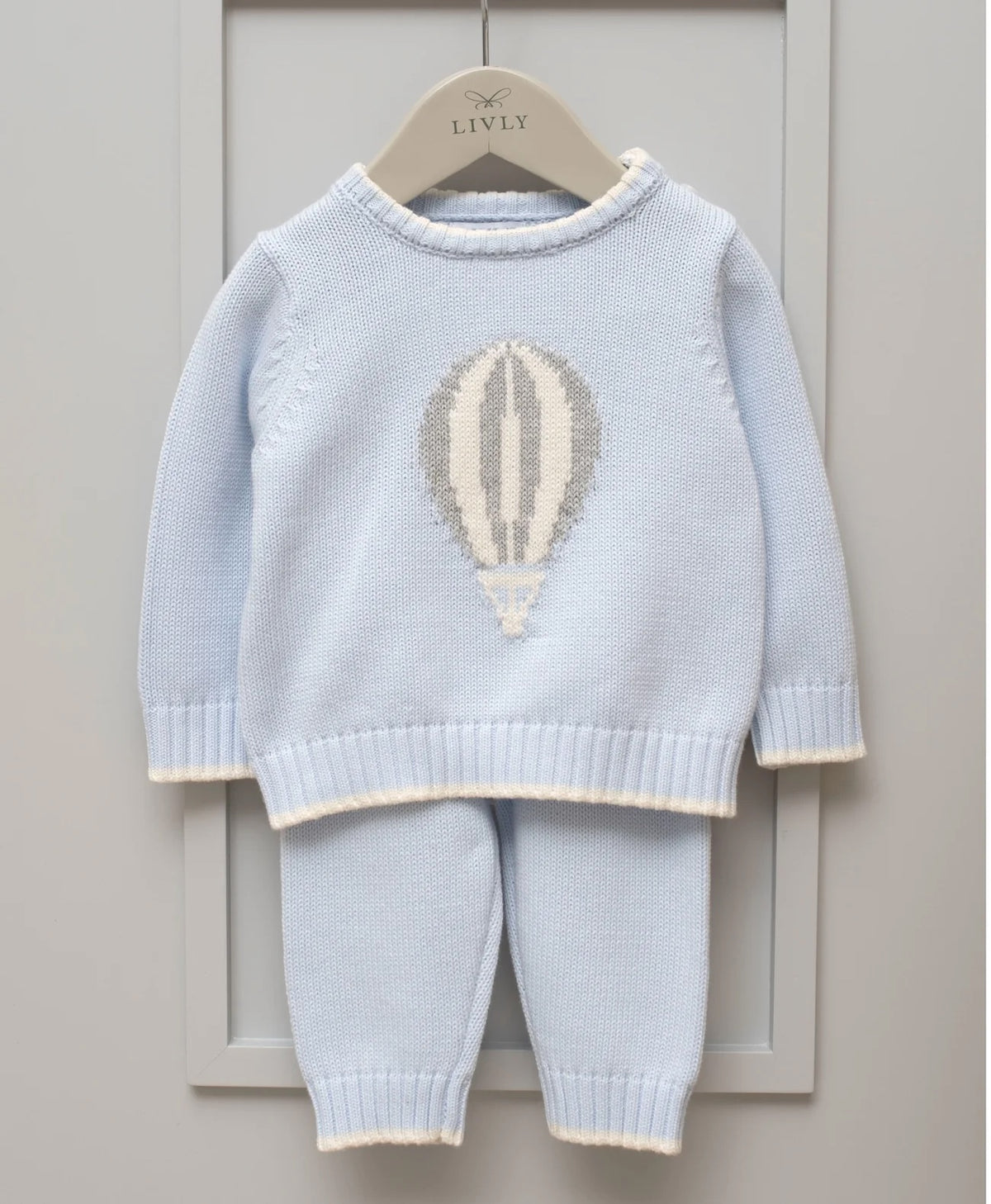 Air Balloon Sweater Baby Blue