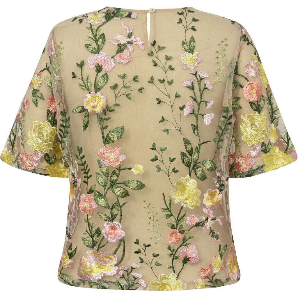 Fuschia Blouse Sand/Yellow