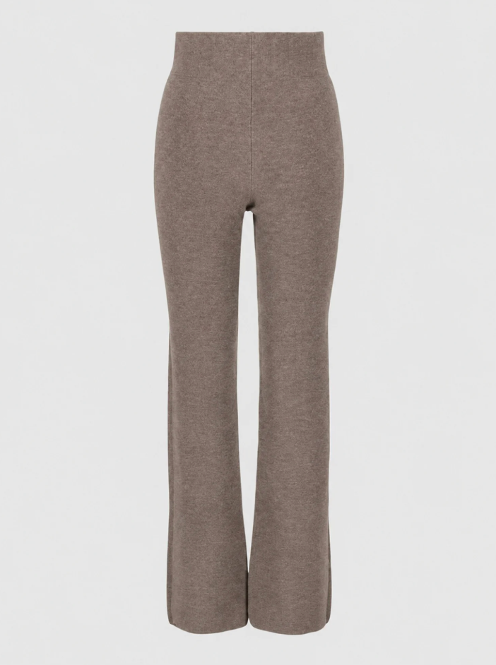Evi Merino Pants Light Brown Melange