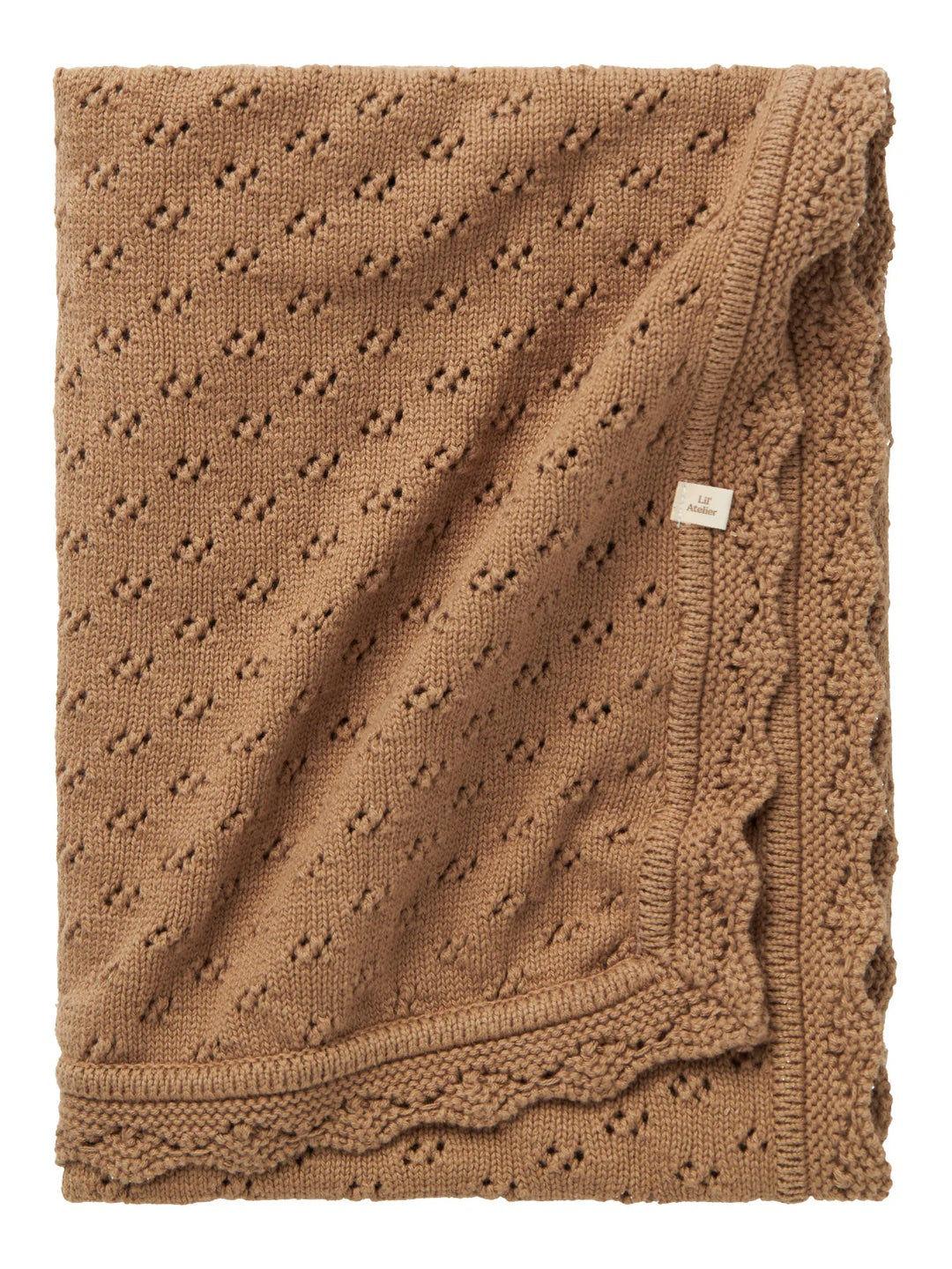 Nilio Knit Blanket Sepia Tint