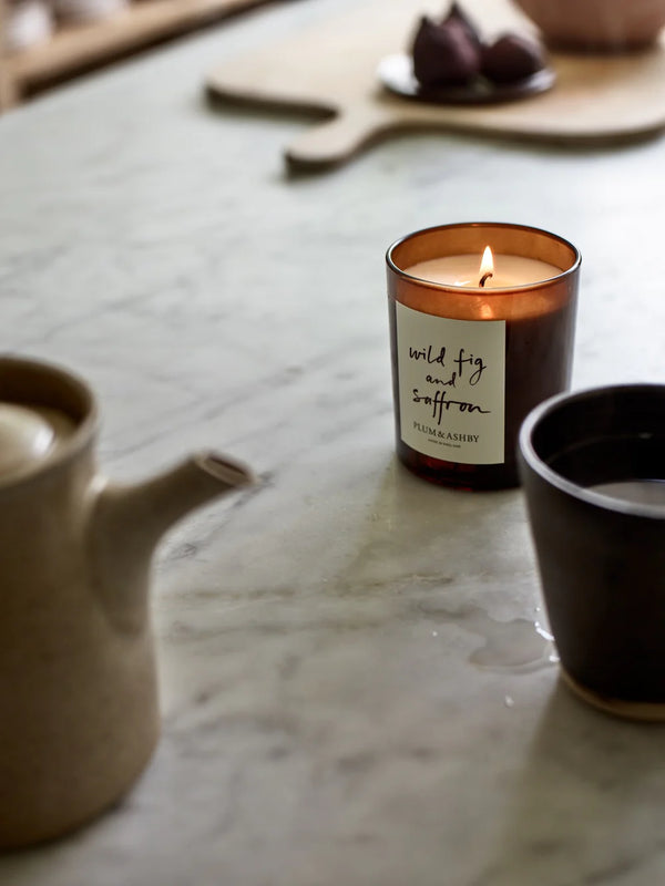 Wild Fig and Saffron Scented Candle