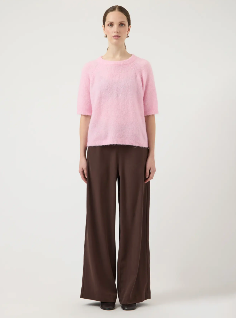 Yasenya SS Knit Pullover Pink Lady