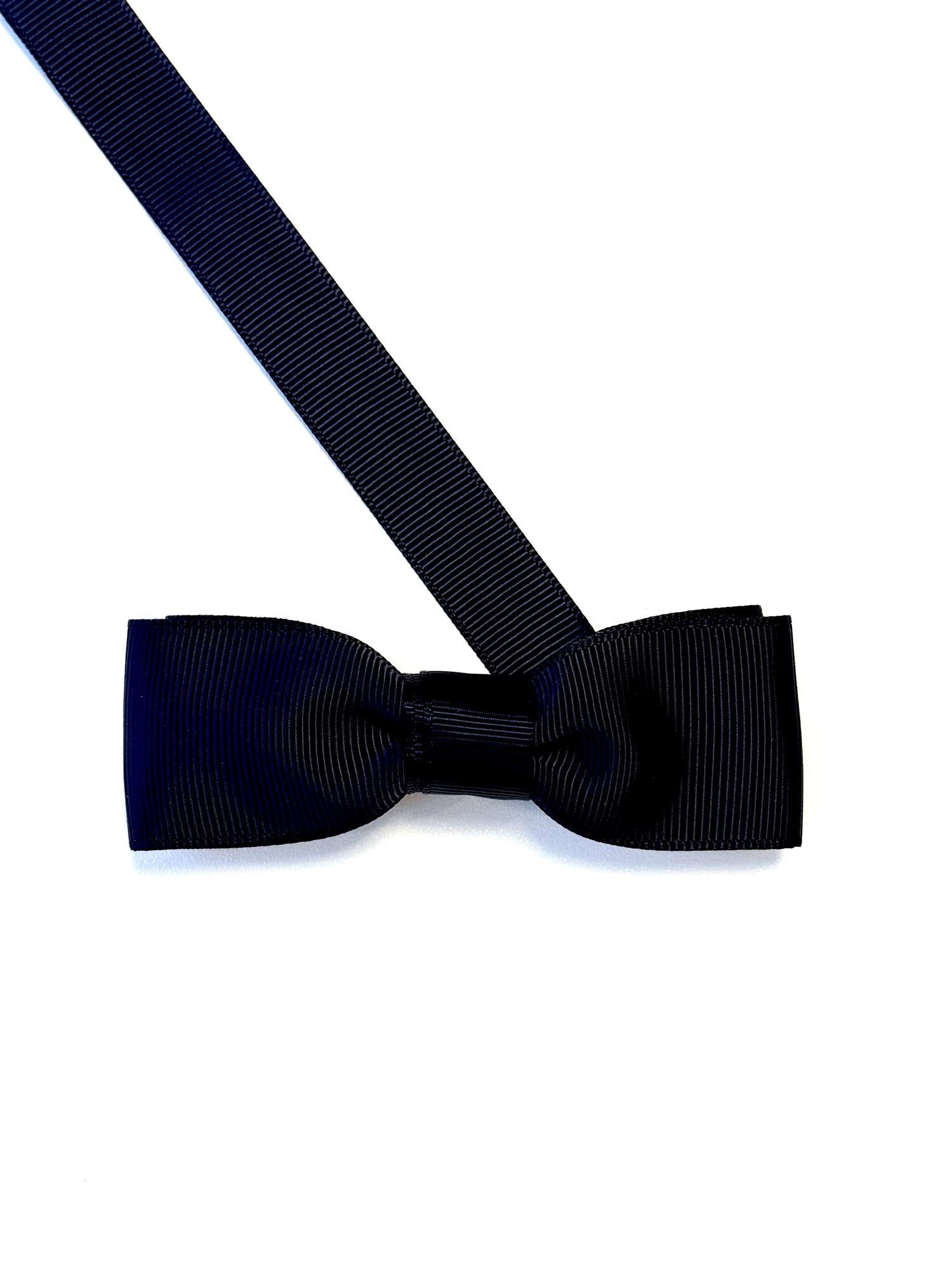 Tversoversløyfe Liten Sort