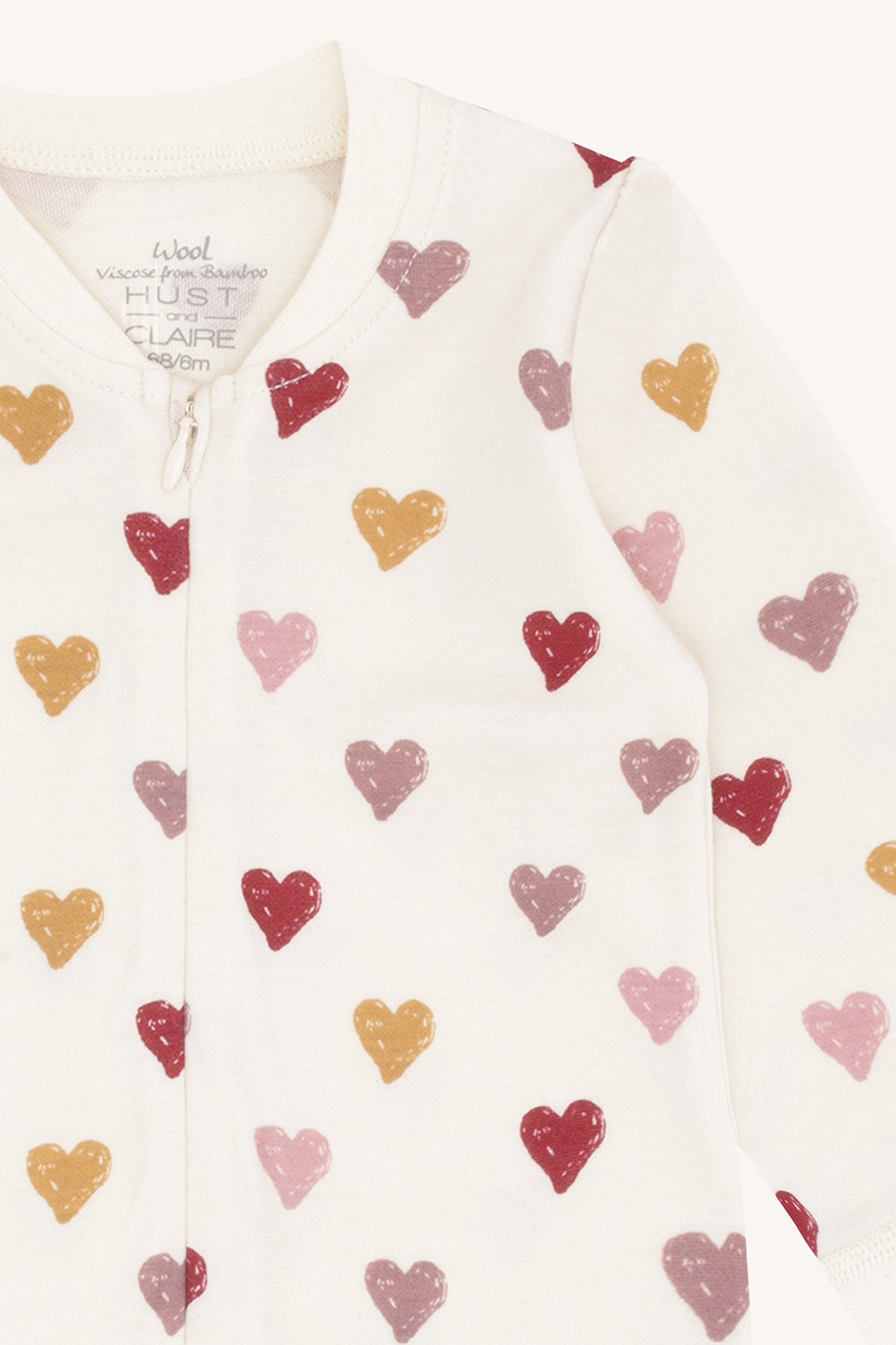 Manu Hearts Puff Off White