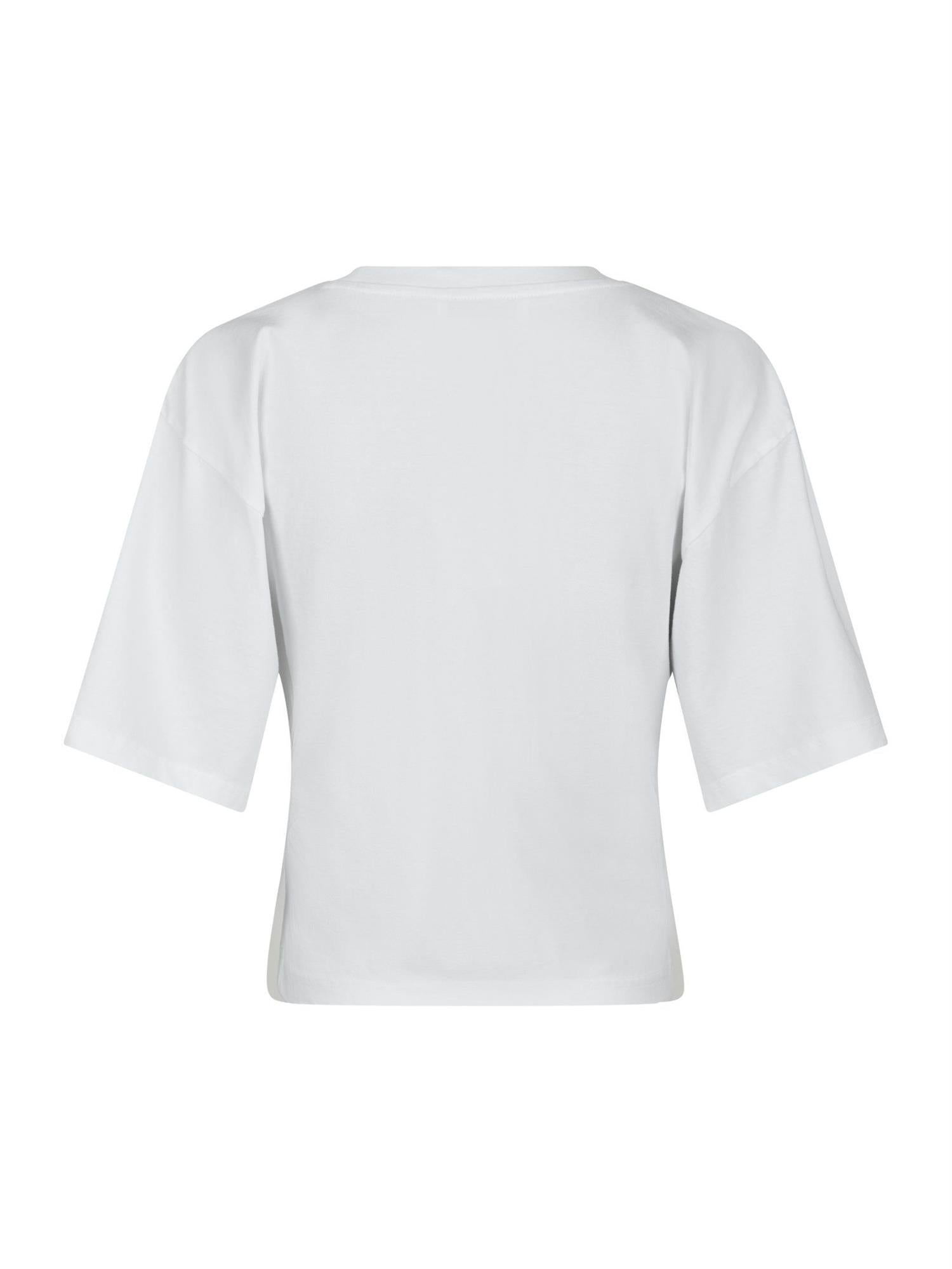 Asha Boxy Tee White