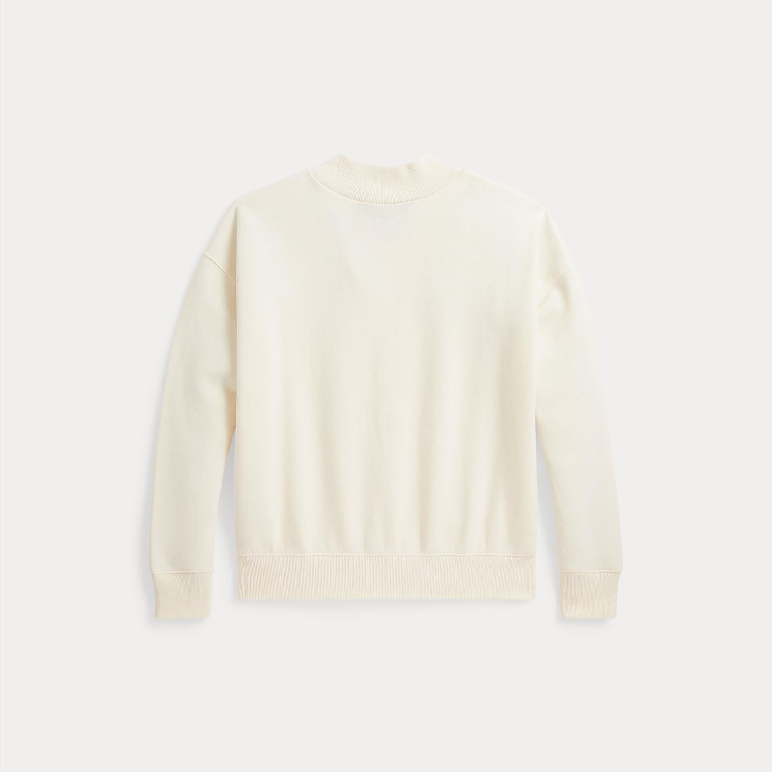Fleece Pullover Sweatshirt Clubhouse Cream