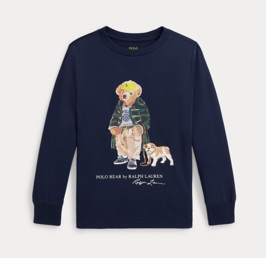 Genser Langermet Bear Refined Navy