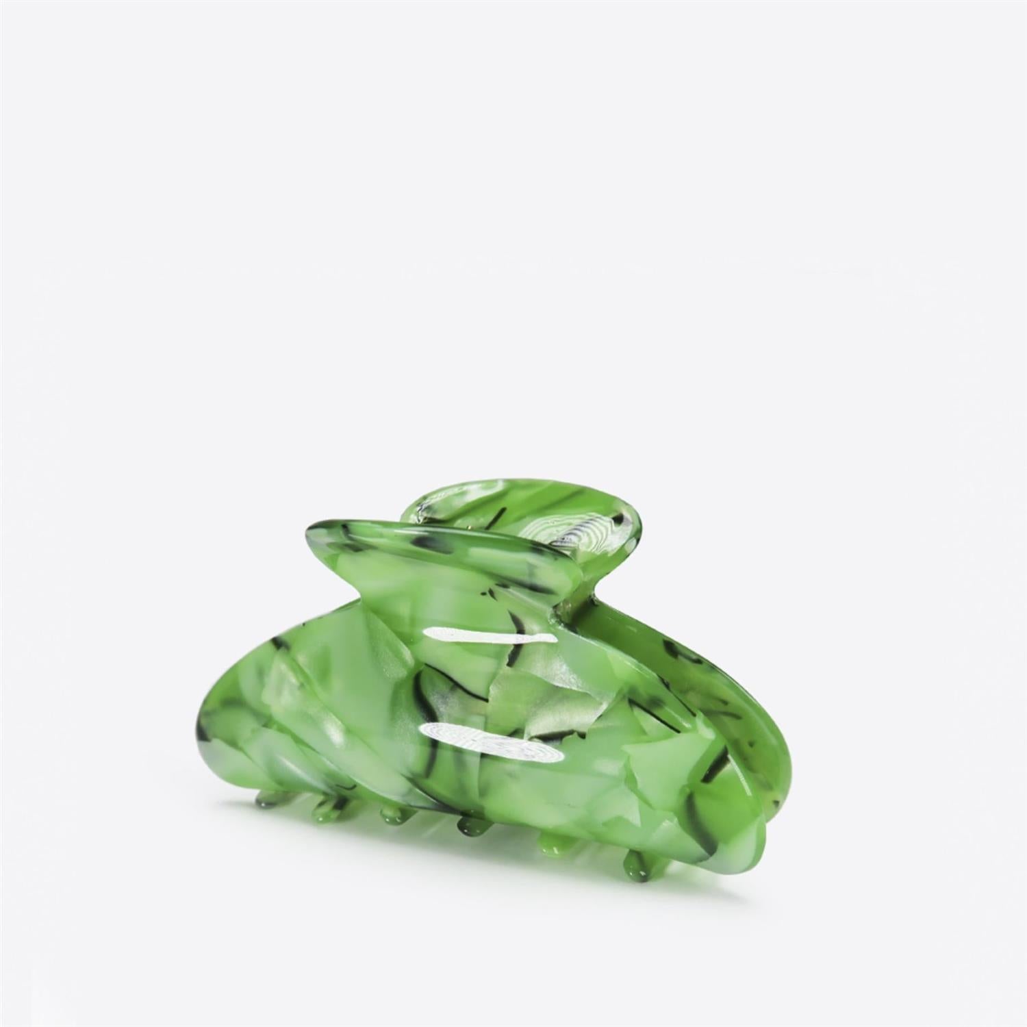 Carla Hair Claw Green Mix