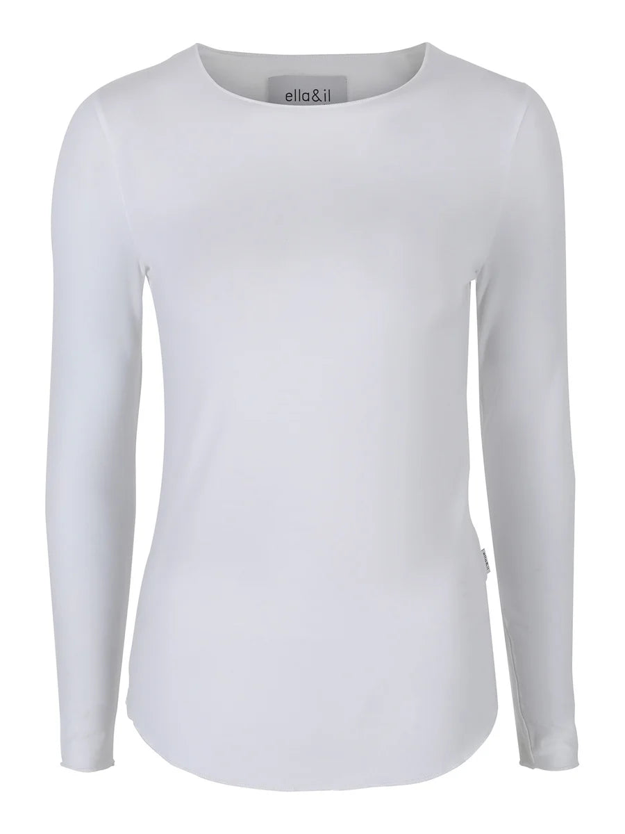 Celine Modal Longsleeve White