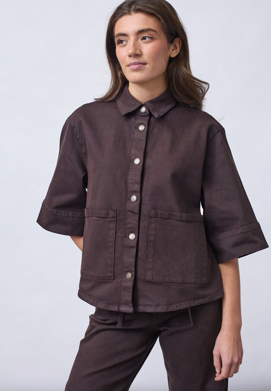 Olea Jacket Dark Chocolate