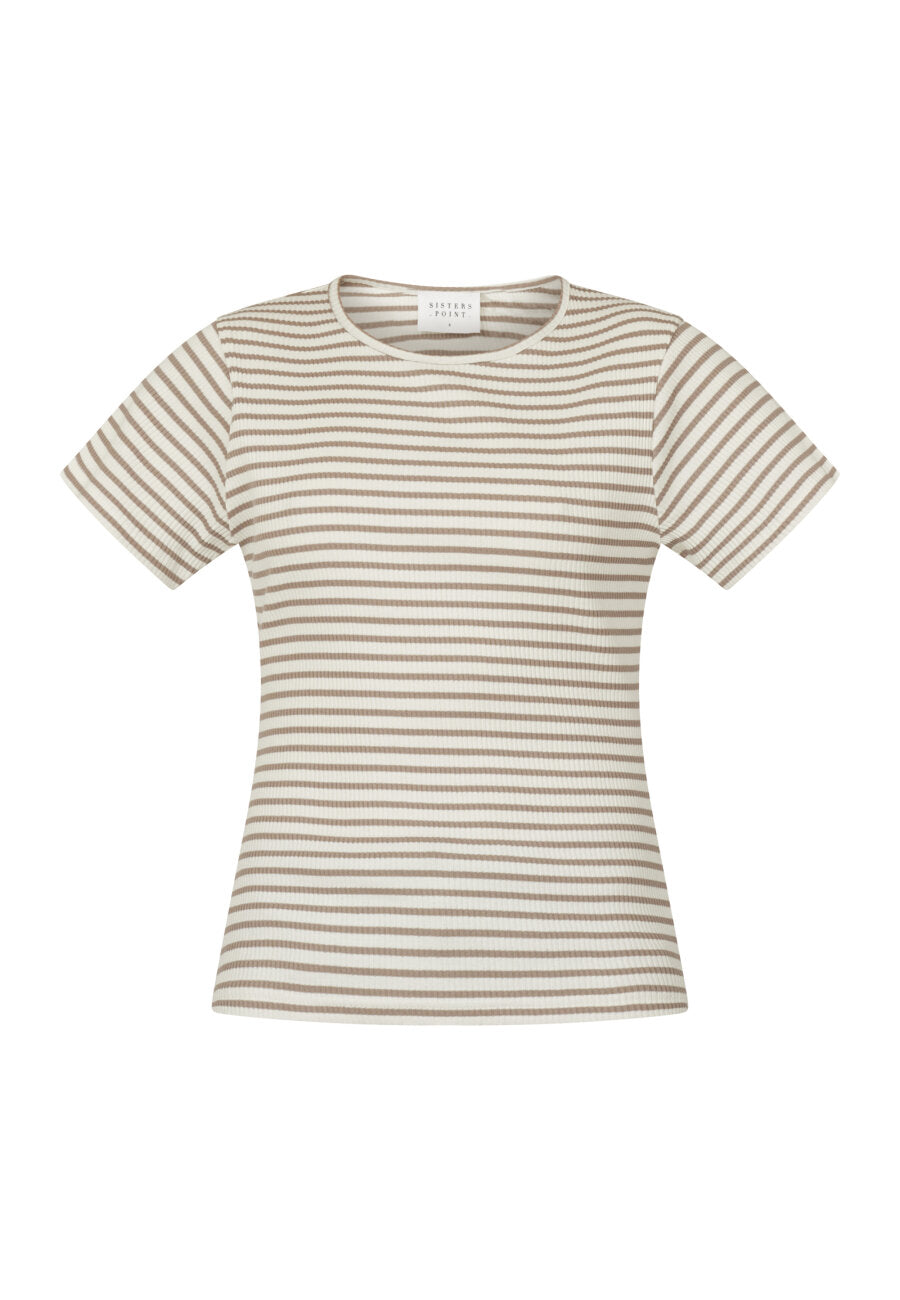 Eike T-shirt Cream Sand