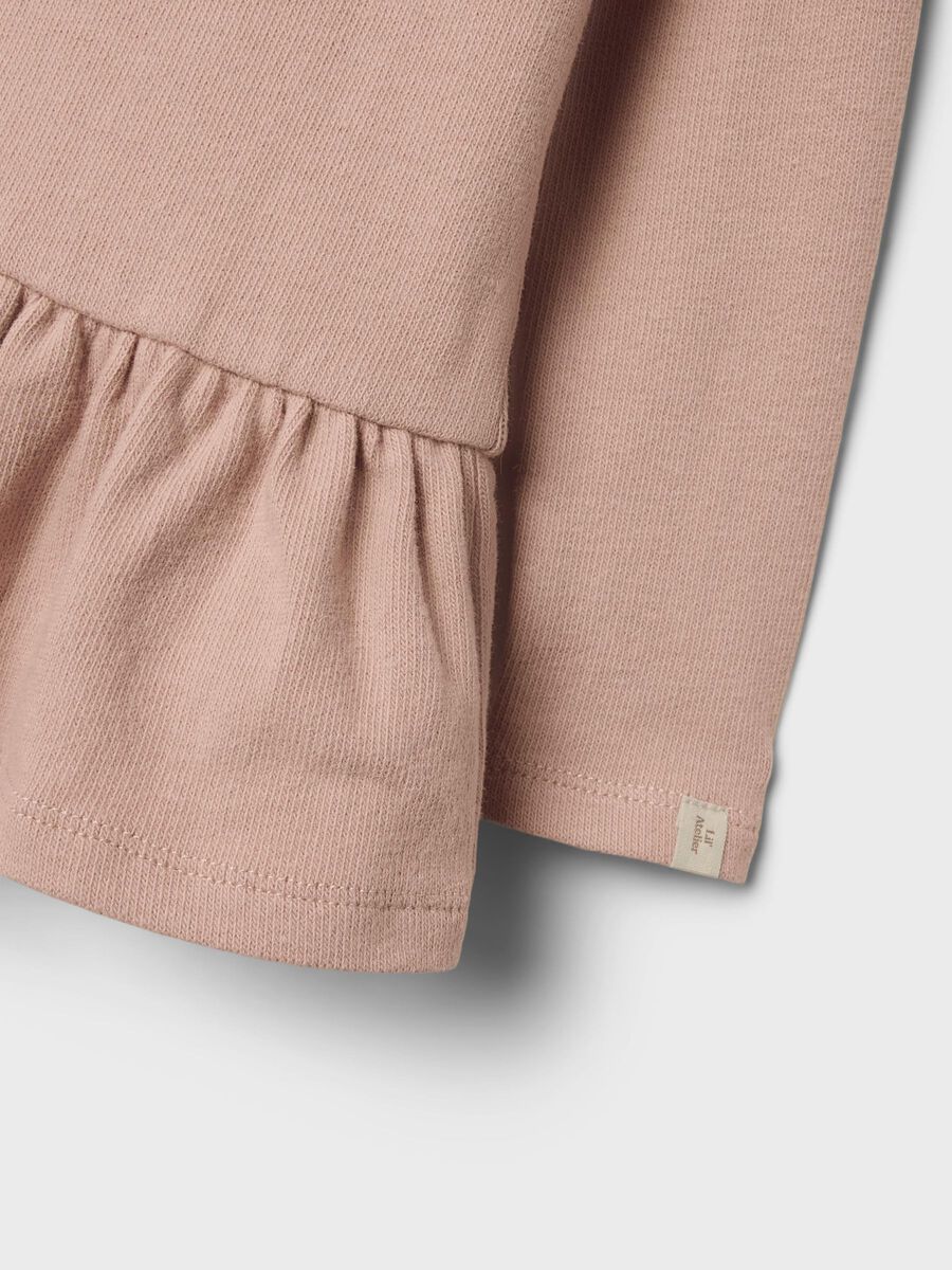 Luna Ls Slim Top Misty Rose