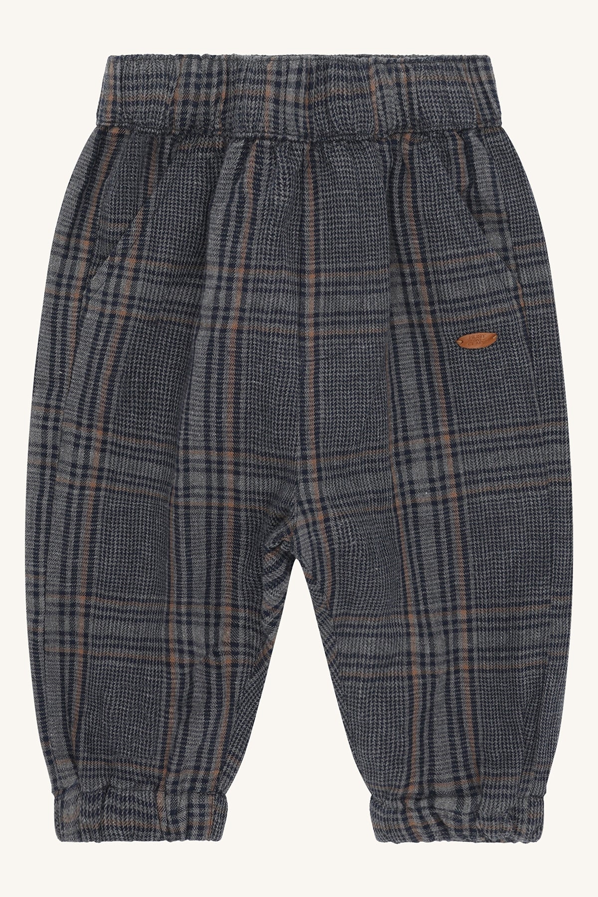 Tue Check Bukse Grey Blend