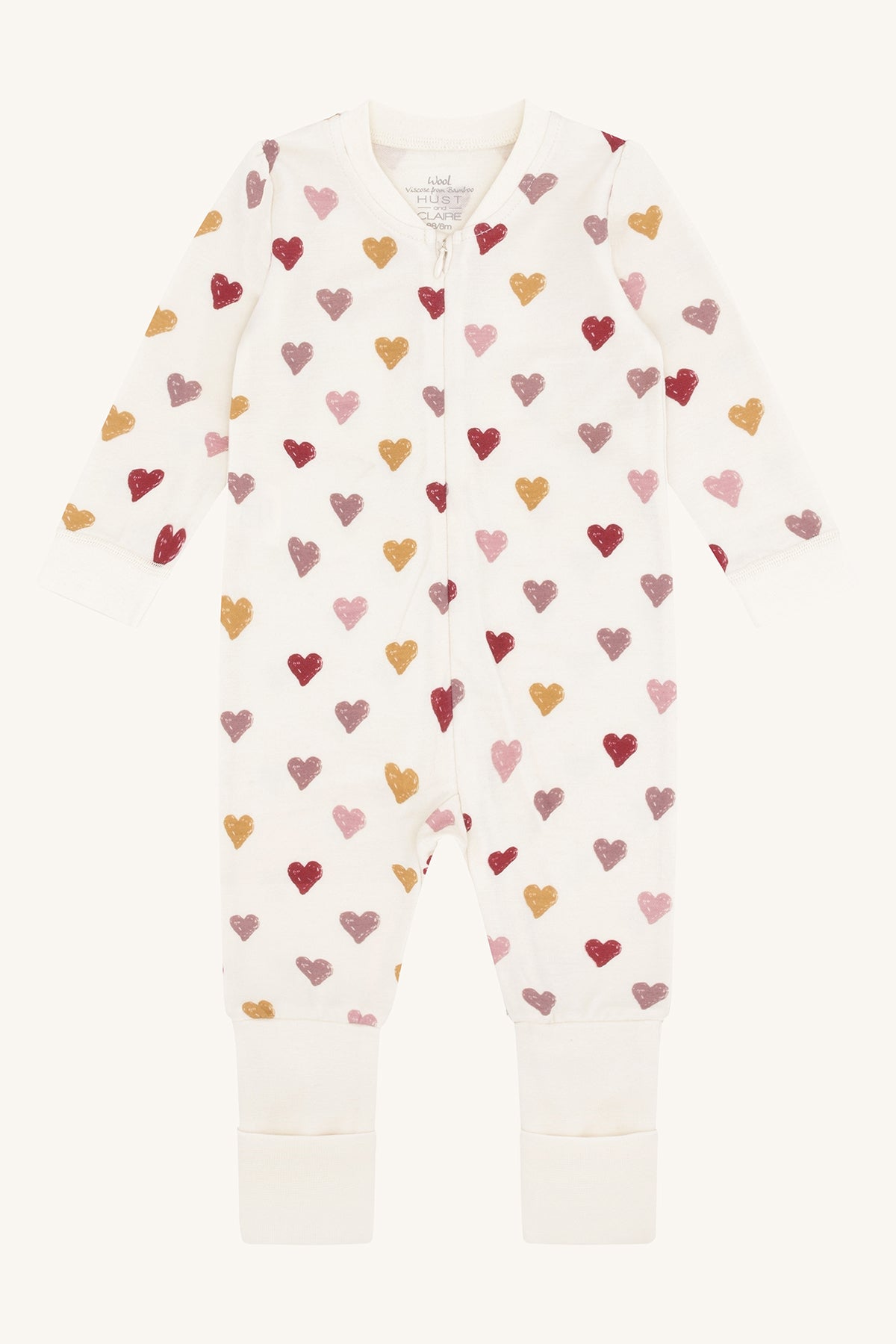 Manu Hearts Puff Off White