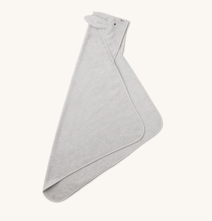 Albert Hooded Towel Rabbit Dumbo Grey