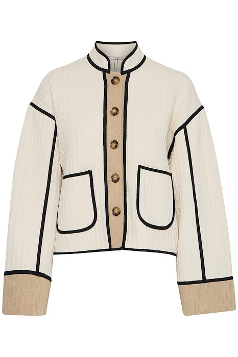 Kate Quilted Jacket Almond Milk