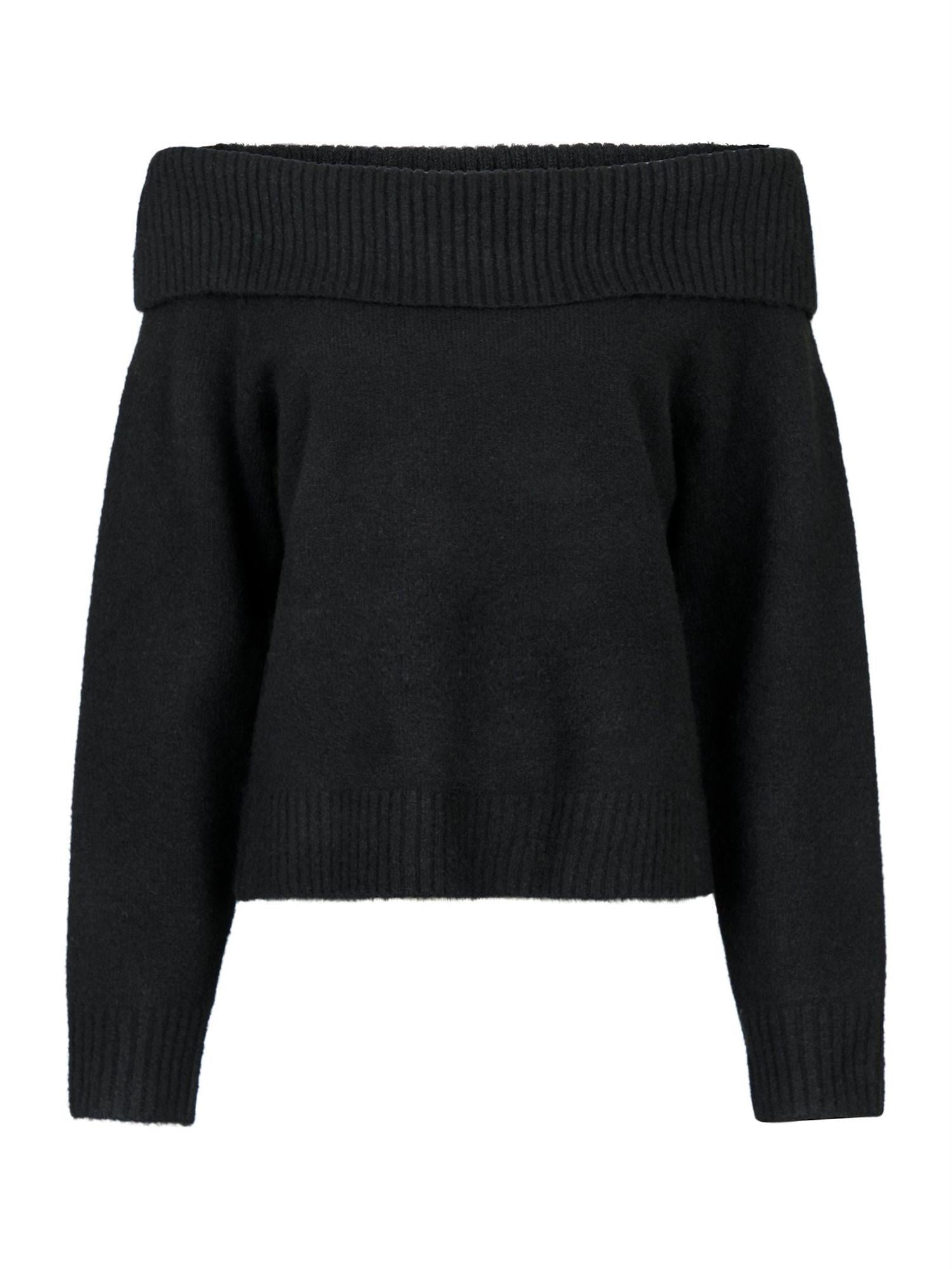 Jane Knit Blouse Black