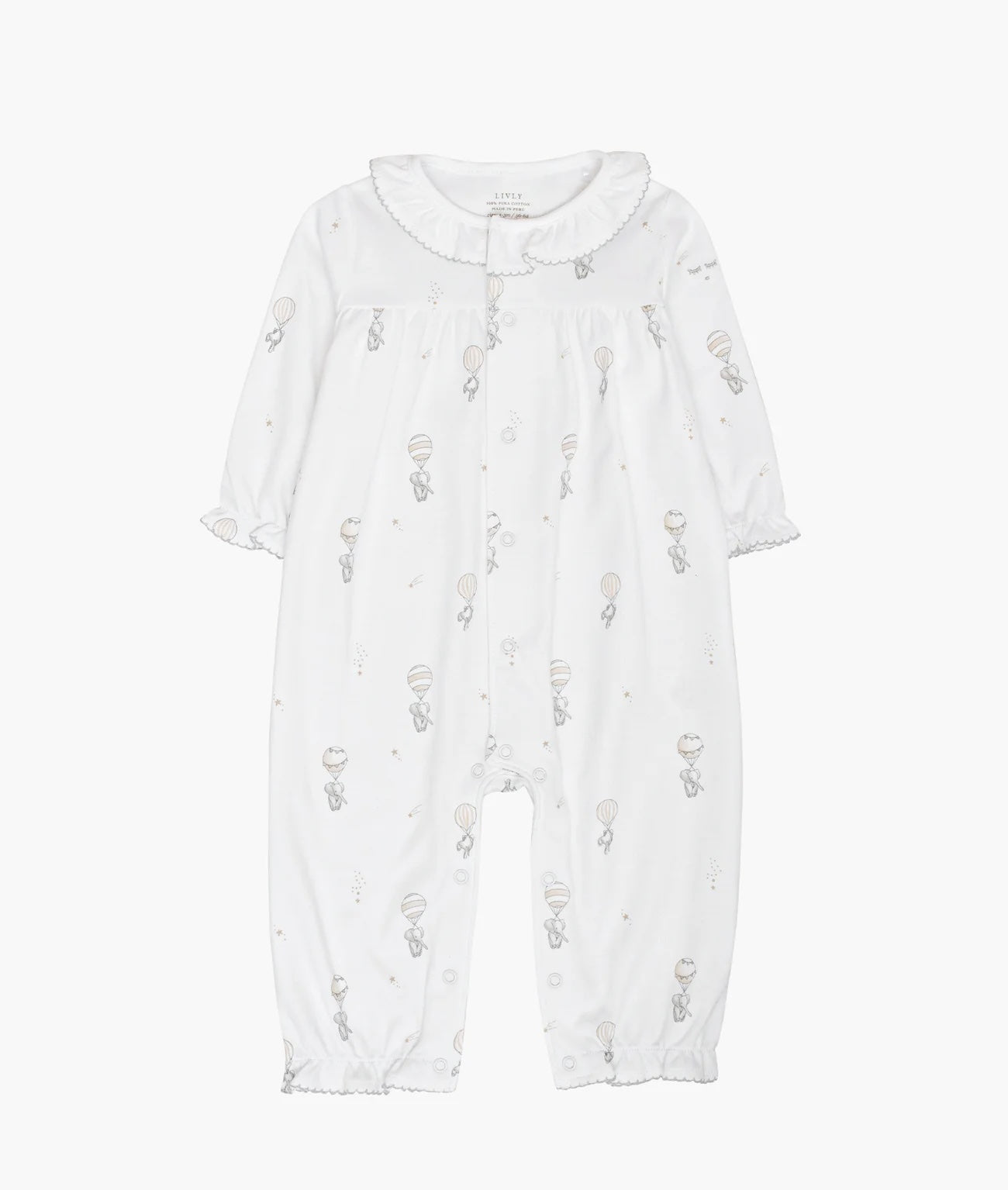 Flying Elephants Gia Overall White