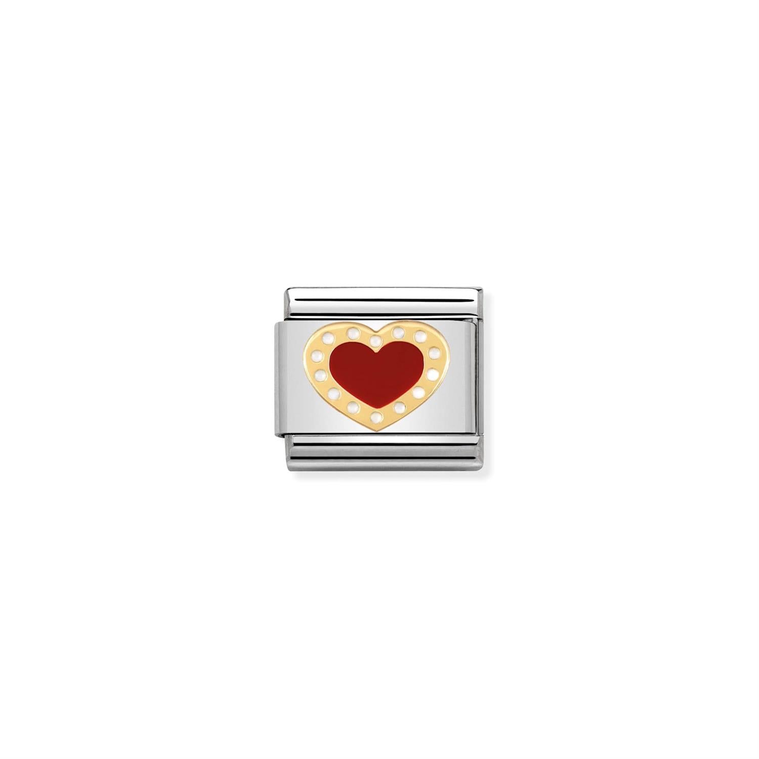 Heart With Dots Red