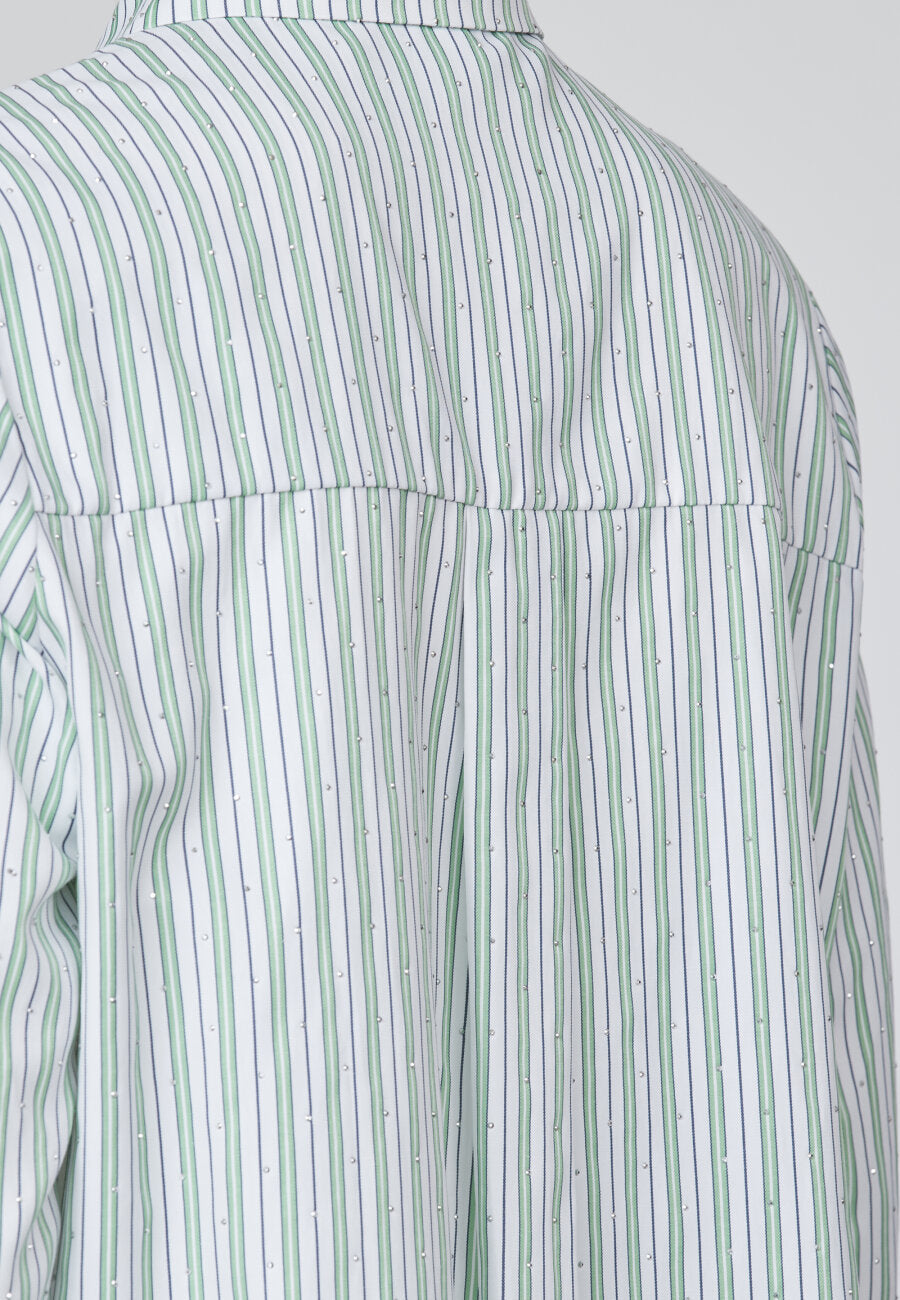 Virra Shirt Green Stripes