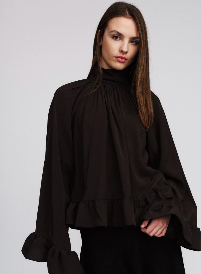 Clara Blouse Brown