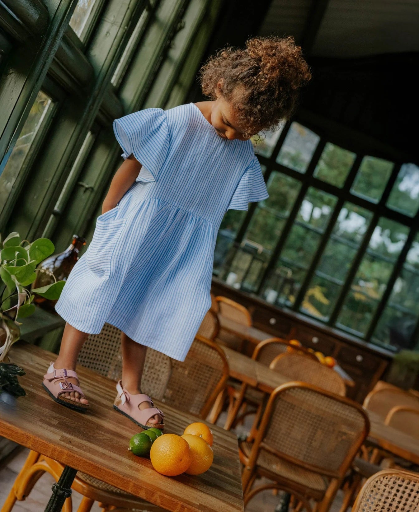 Cha Cha Ss Dress Marina Stribed