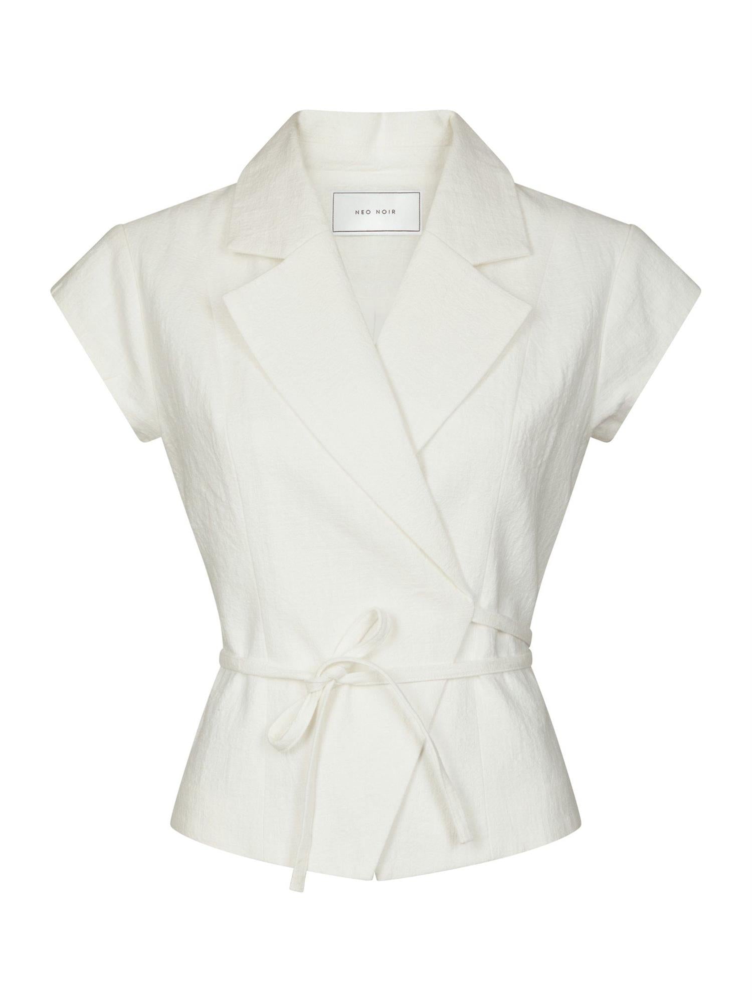 Salima Ramie Waistcoat Off White