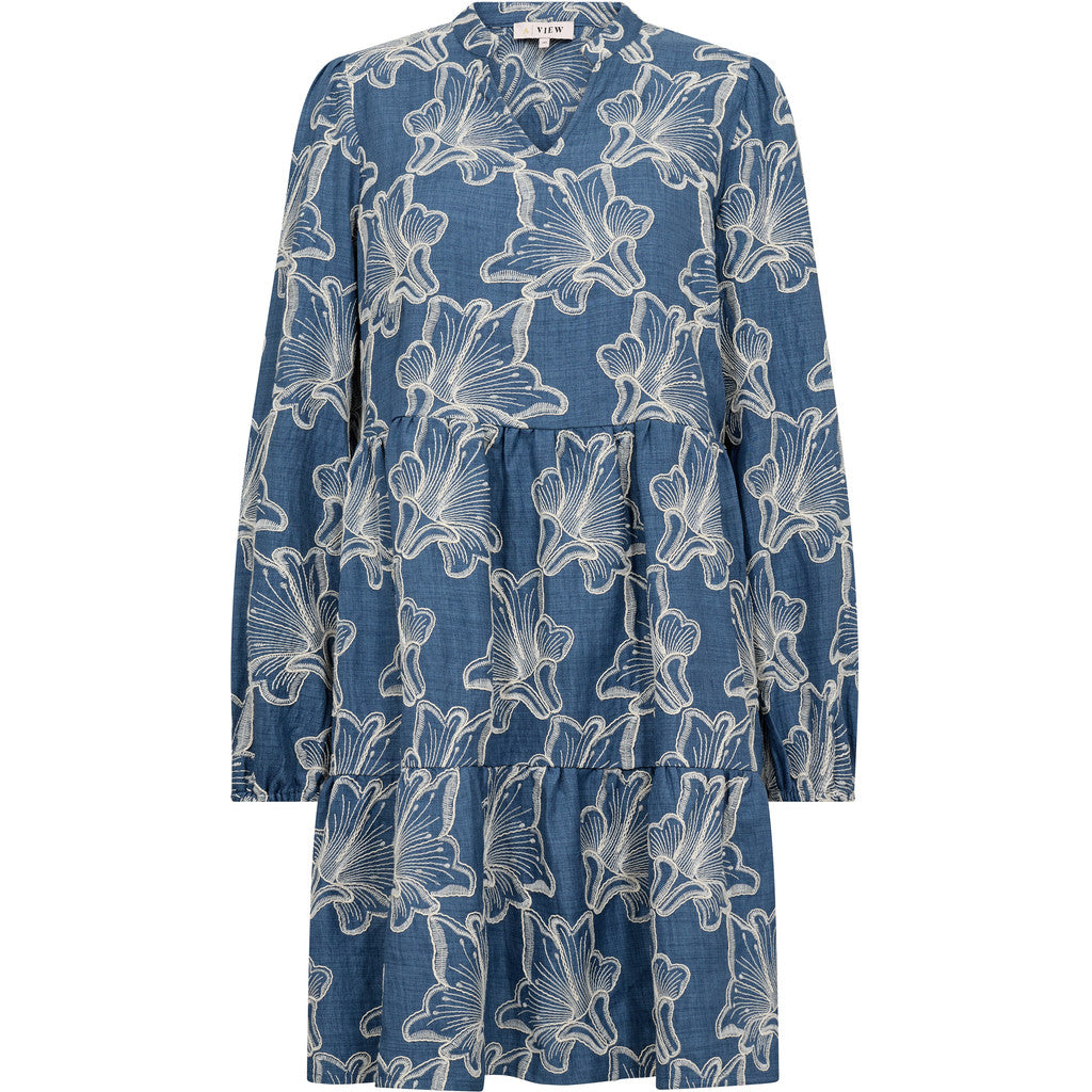 Adina Dress Denim Blue