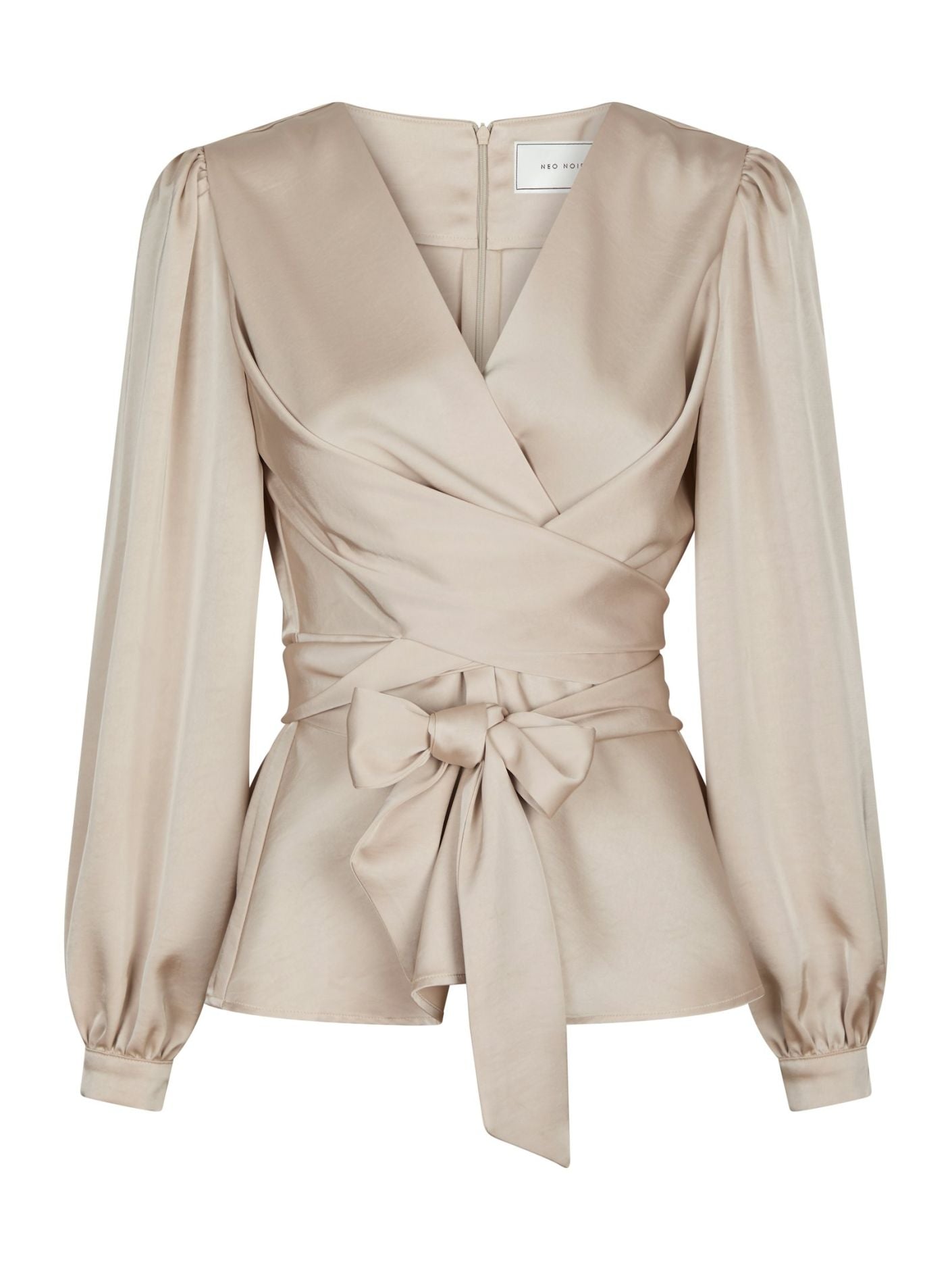 Rista Heavy Sateen Blouse Champagne