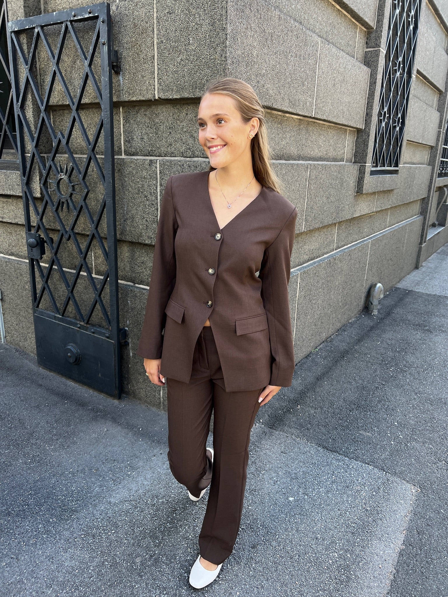 Lexi Blazer Coffee Bean Melange
