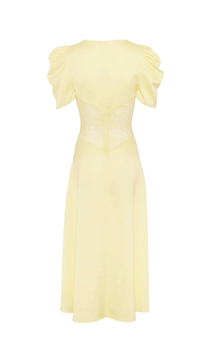 Francis Midi Dress Lemonade