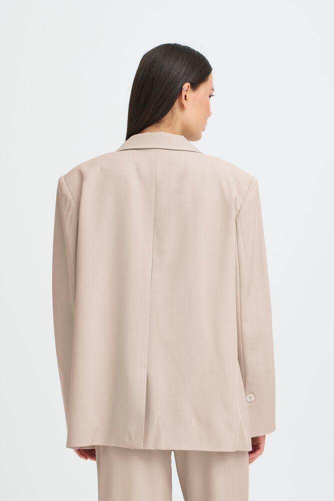 Fava Oversize Blazer Dove Melange