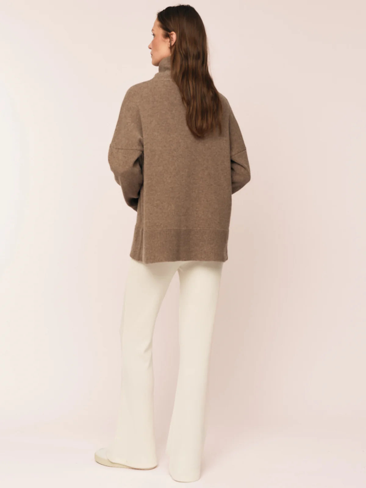 Anna TN Sweater Brown Melange