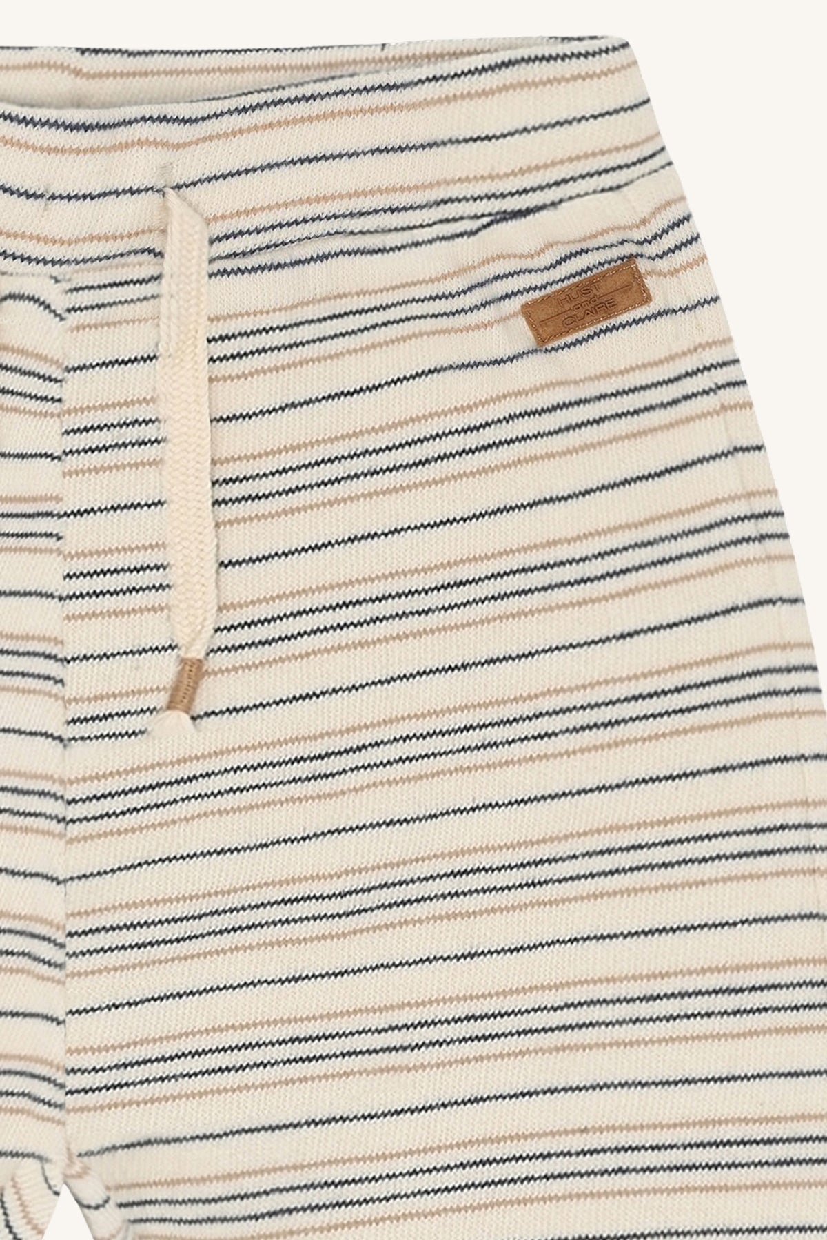 Gus Fine Striped Knit Snow White