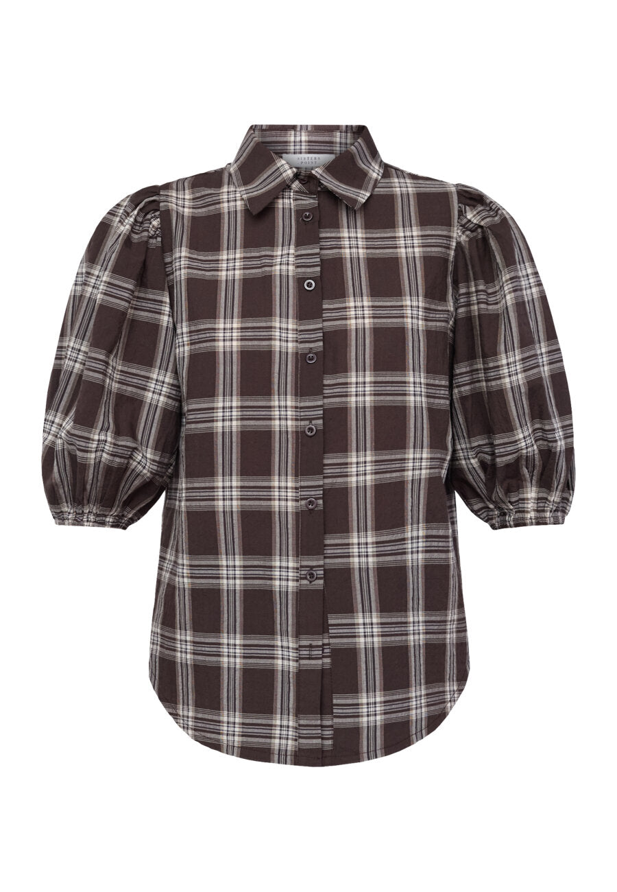 Ella Shirt Brown Check