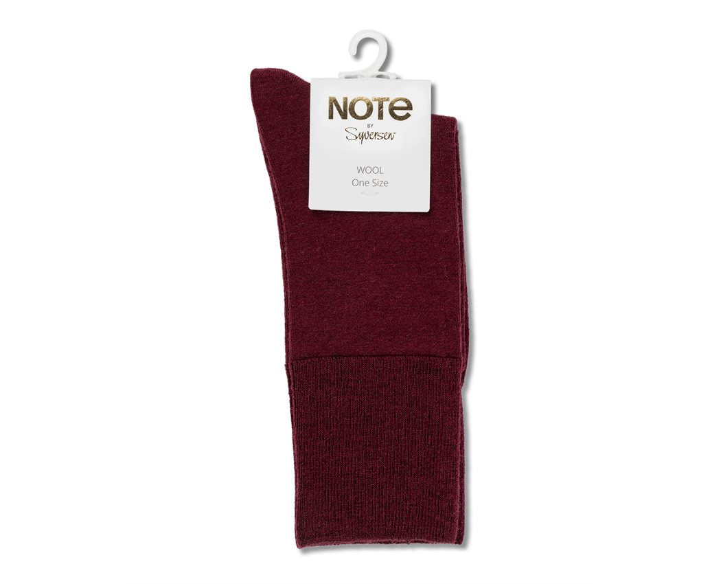 Note Ullsokk Burgundy