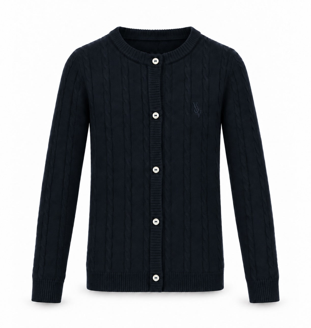 Elise Knitted Cardigan Dark Navy