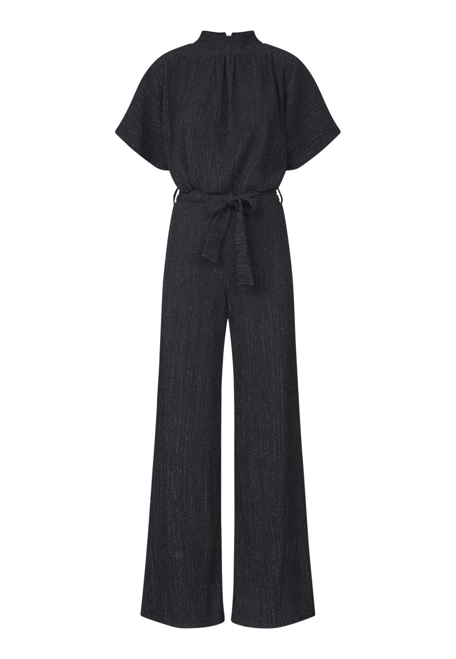 Girl Jumpsuit Black Silver