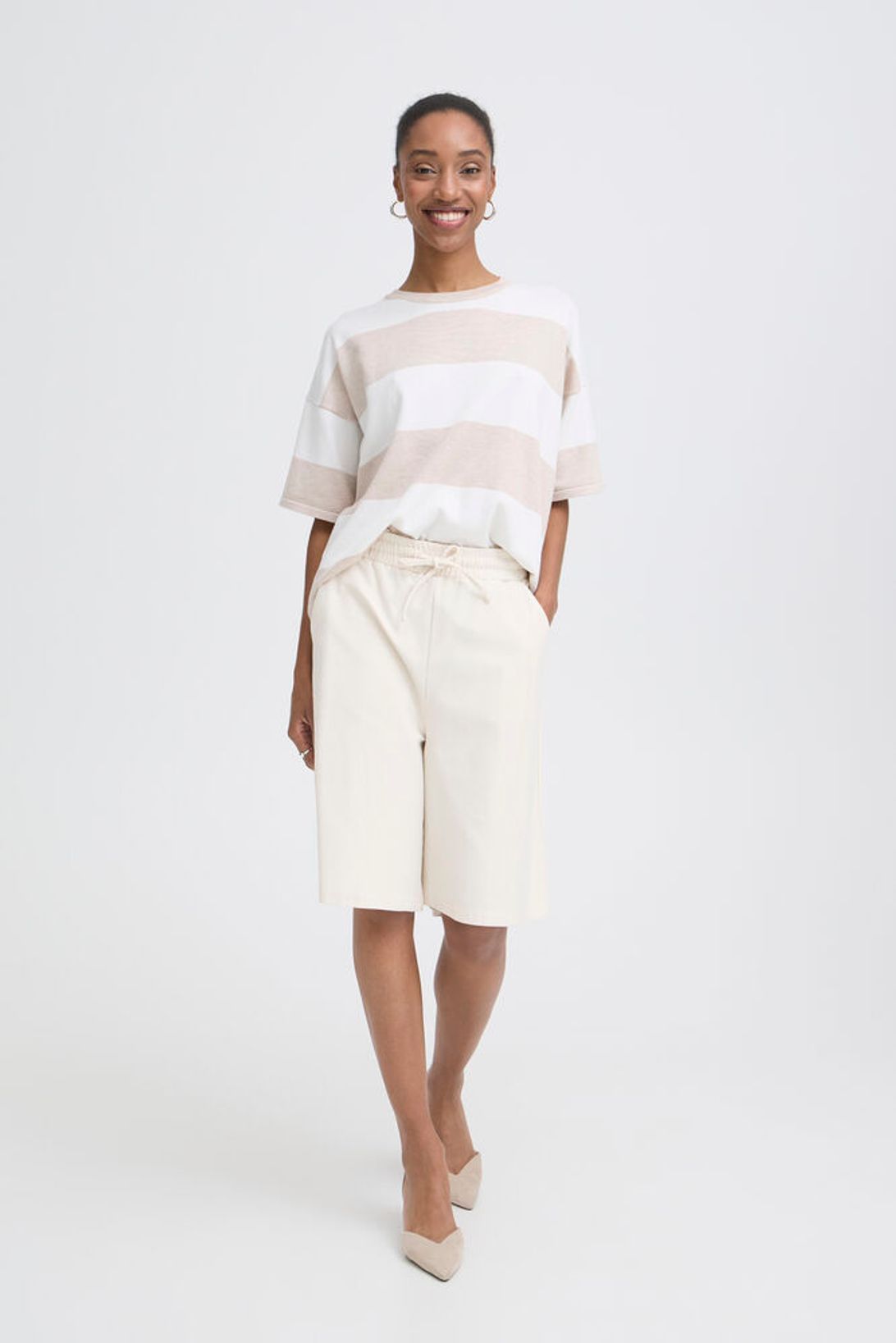 Lulus Loose Tshirt Wide Oatmelange