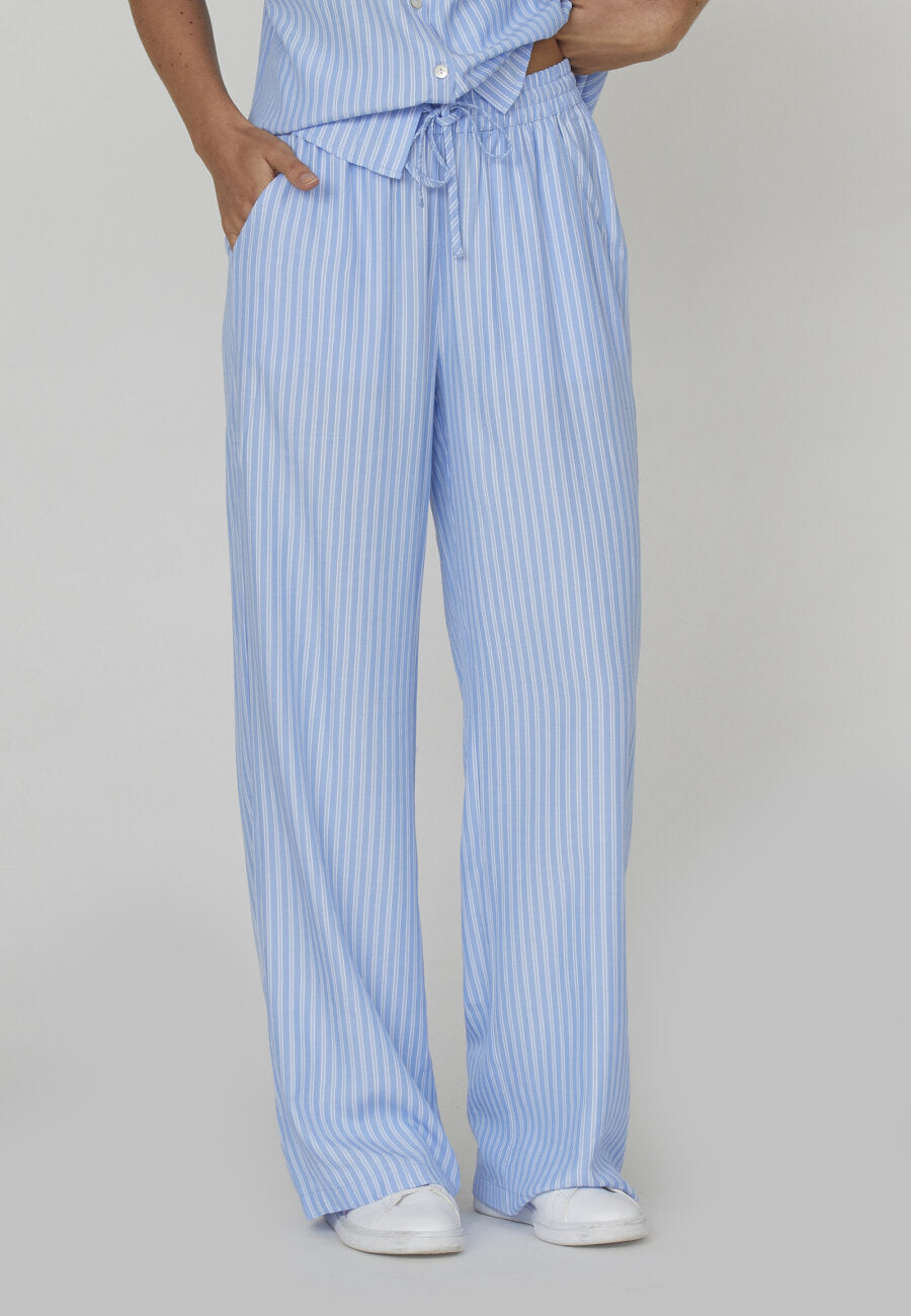 Ella Pant Blue Stripe