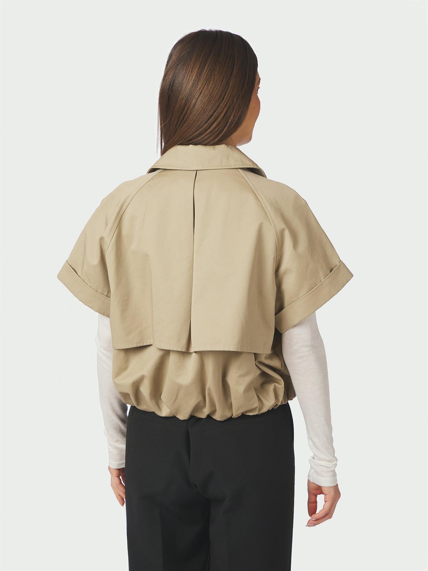 Lisha Tretch Vest Taupe