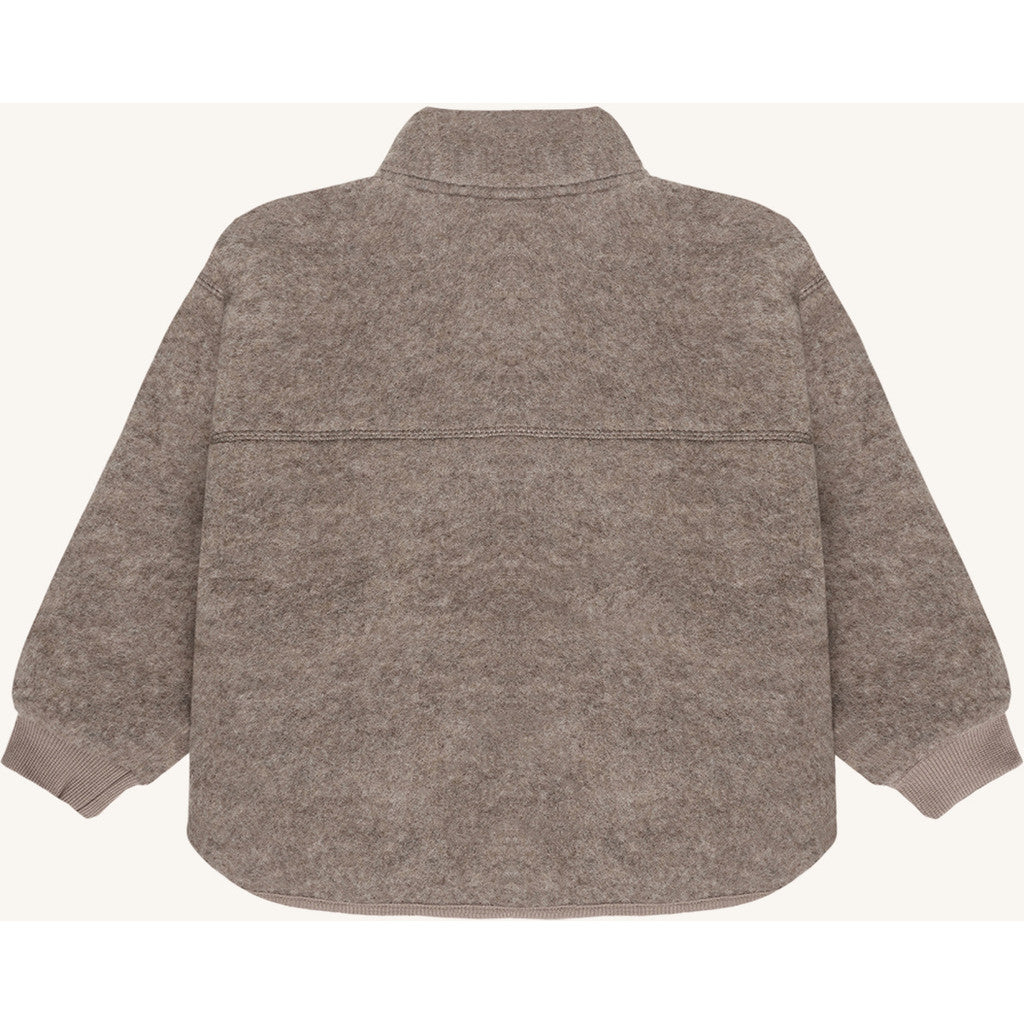Emi Zip Jacket Wool Deer Melange