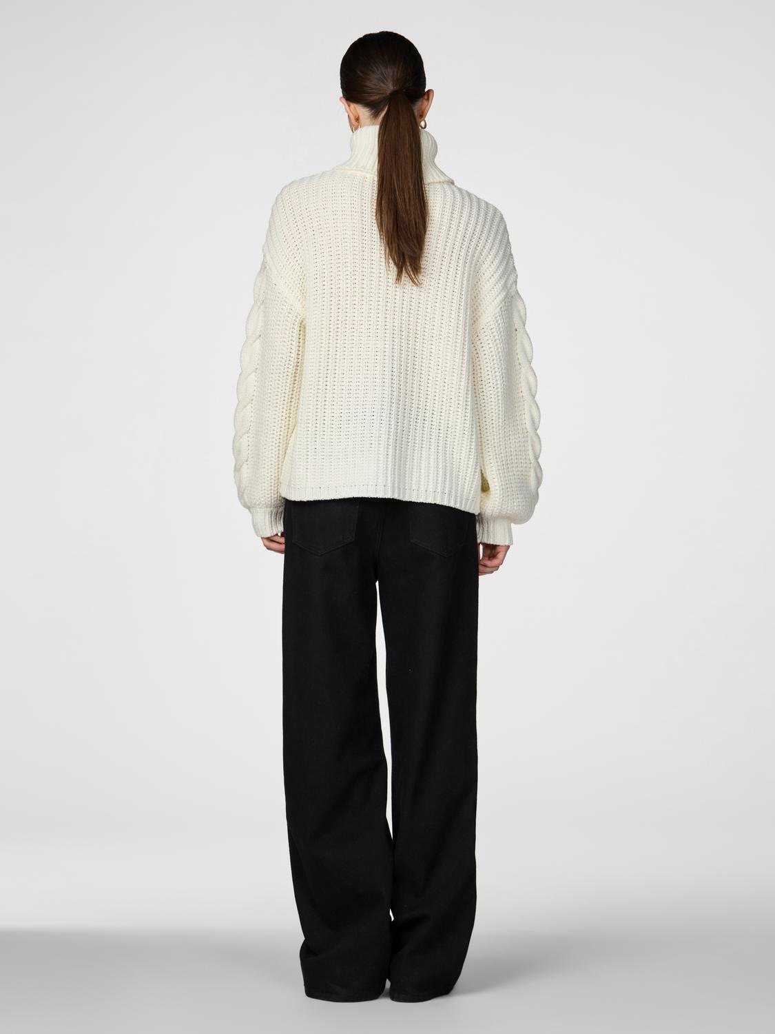 YASSANNE Knit Rollneck Pullocer Birch