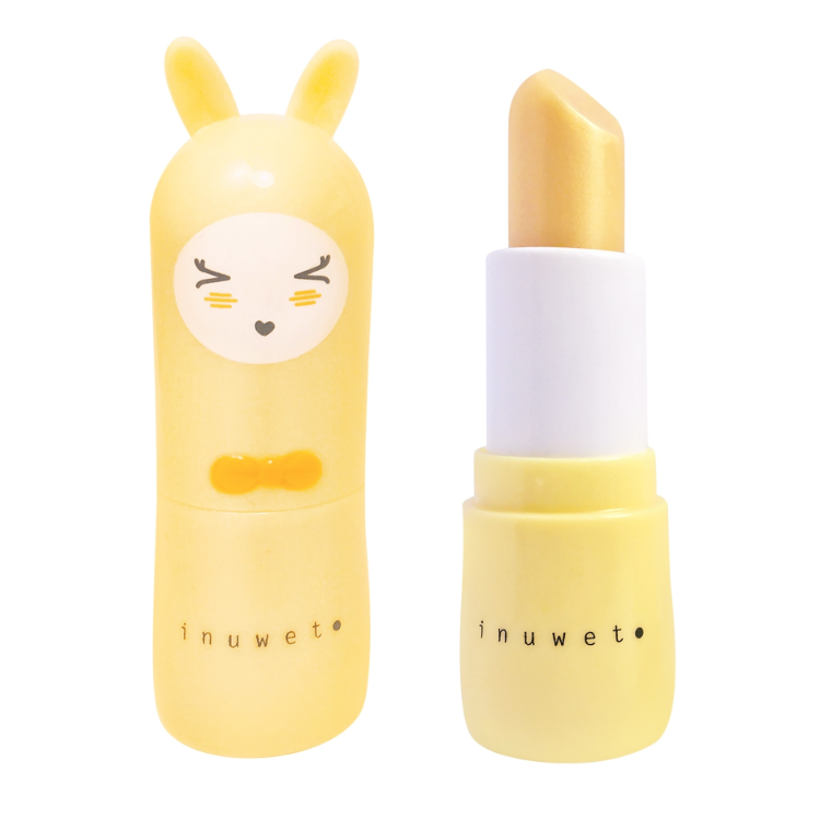 Lip Balm Pineapple Glitter Gold Yellow